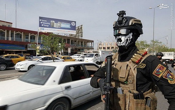 چهره عجیب نیروی ویژه عراقی